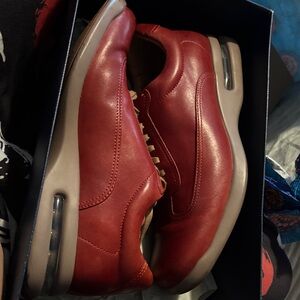 Cole Haan Men's Red Leather Loafers